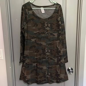 Camo Midi Dress